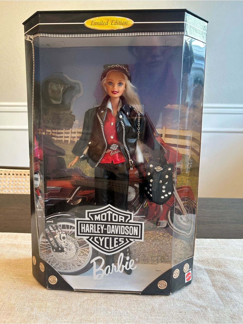 Harley-Davidson Barbie Doll Mattel #22256 Motorcycle Collector Edition NRFB NIB